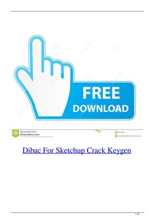 dibac for sketchup crack free download